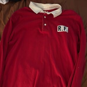 Brooks Brothers Red Fleece Long Sleeve Polo Size XL Mens